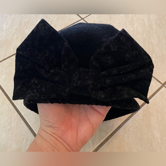 Elegant Black Women\'s Hat with Bow main image 6